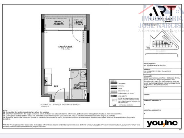 #1645 - Apartamento para Venda em São Paulo - SP - 1